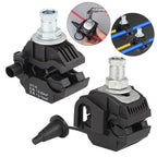New 63A/75A Insulation Piercing Connector No-Peeling Cable Cable Clips T Shape Wiring Accessories Piercing Connector Clamp