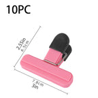 1-10 Food Clips, Large Bag Clips For Food Storage, Snack Clips With Sealed Handles