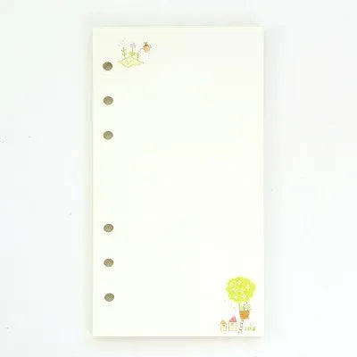 45 Sheets A5 A6A7 Loose Leaf Notebook Refill Spiral Binder Inner Page Weekly Monthly To Do Line Dot Grid Inside Paper Stationery