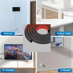 1PC 3/5M Self-Adhesive PVC Cable Management Strip Decorative Wire Protection Strip Suitable for Covering Wires on Walls Floors