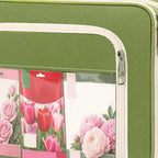 Plant Packet Organizer Binder Large Capacity 3-Ring With 20 Reusable Envelopes 30-Sheet Garden Saving Binder Bag For Gardeners