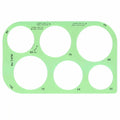 Jewelry Design Template Diamond Gemstone Drafting Ruler Kit Formwork Rulers Professional Designer Tools Supplies T-777-1 T-777-2