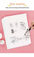 Graph Dot Grid Squared Drafting Paper Notepad 40 Sheets Computation Pads Engineering Math Student School Office Writing Drawing