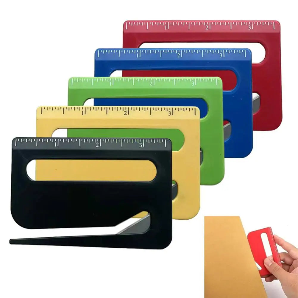 Mini Letter Knife Letter Mail Envelope Opener Safety Paper Guarded Cutter Blade Office Equipment Cutting Supplies