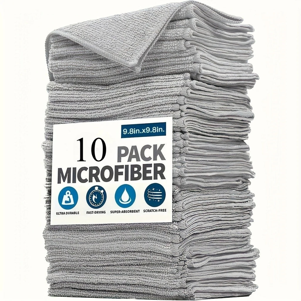 Thicken Microfiber Cleaning Cloths Lint Free Microfiber Cleaning Towel Cloths Reusable Cleaning Towels Absorbent for Car Window