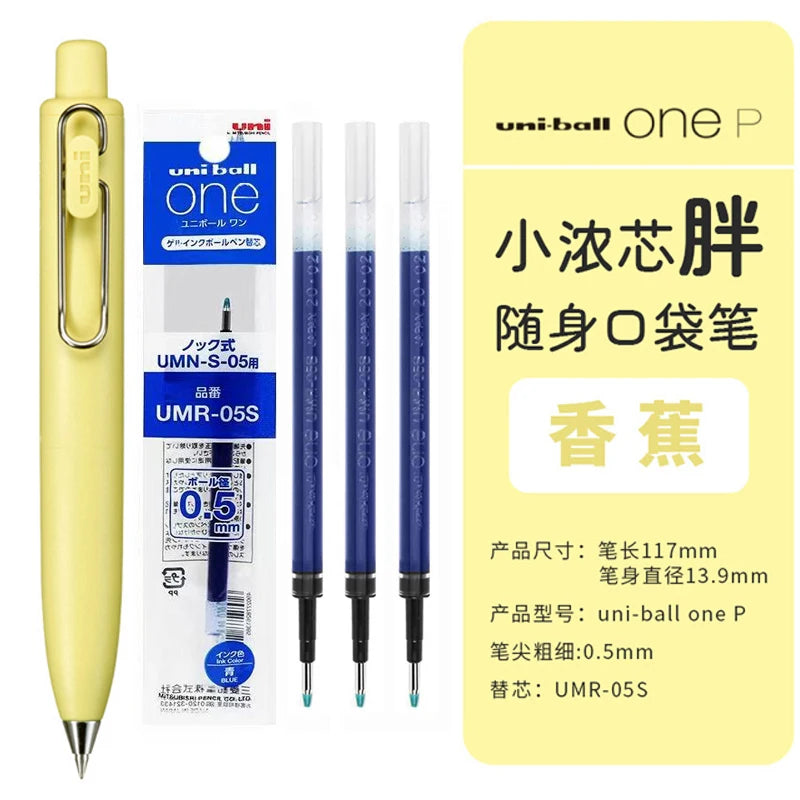 Uni Uniball One P 1pcs Gel Pen Japan Original New Stationery UMN-SP 0.5 Mini Pocket Pen Cute Portable Writing,Record Neutral Pen