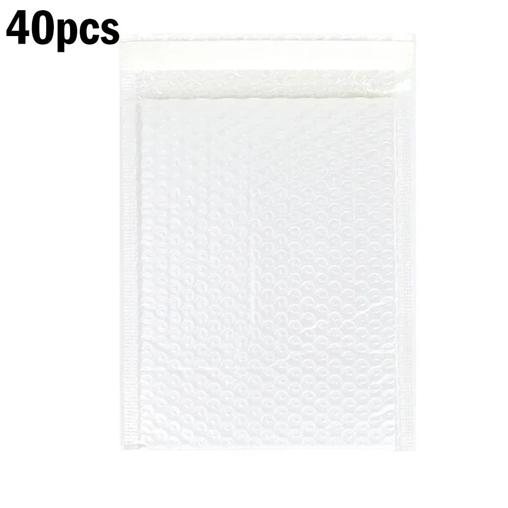 50-10PCS Bubble Mailers Wholesale White Foam Bubble Envelope Bag Adhesive Waterproof Shipping Bag Thickened Envelope Packing Bag