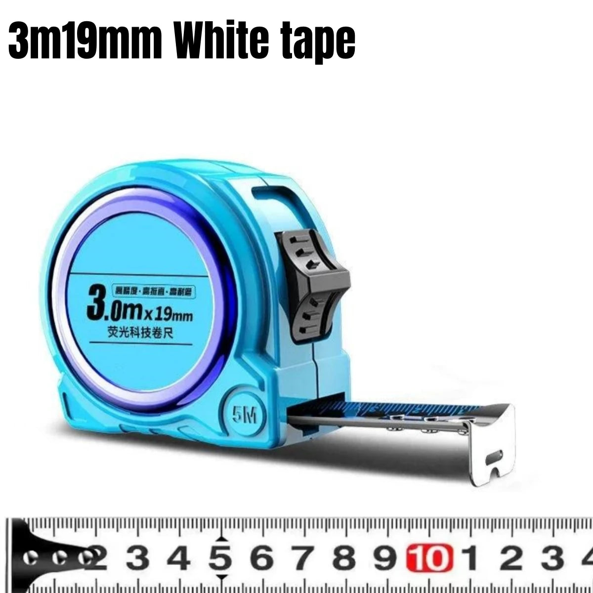 Portable High-precision Measuring Tape Thickened Wear-resistant Tape Measure Retractable Blue 3M 5M 7.5M 10M Work Measuring Tool