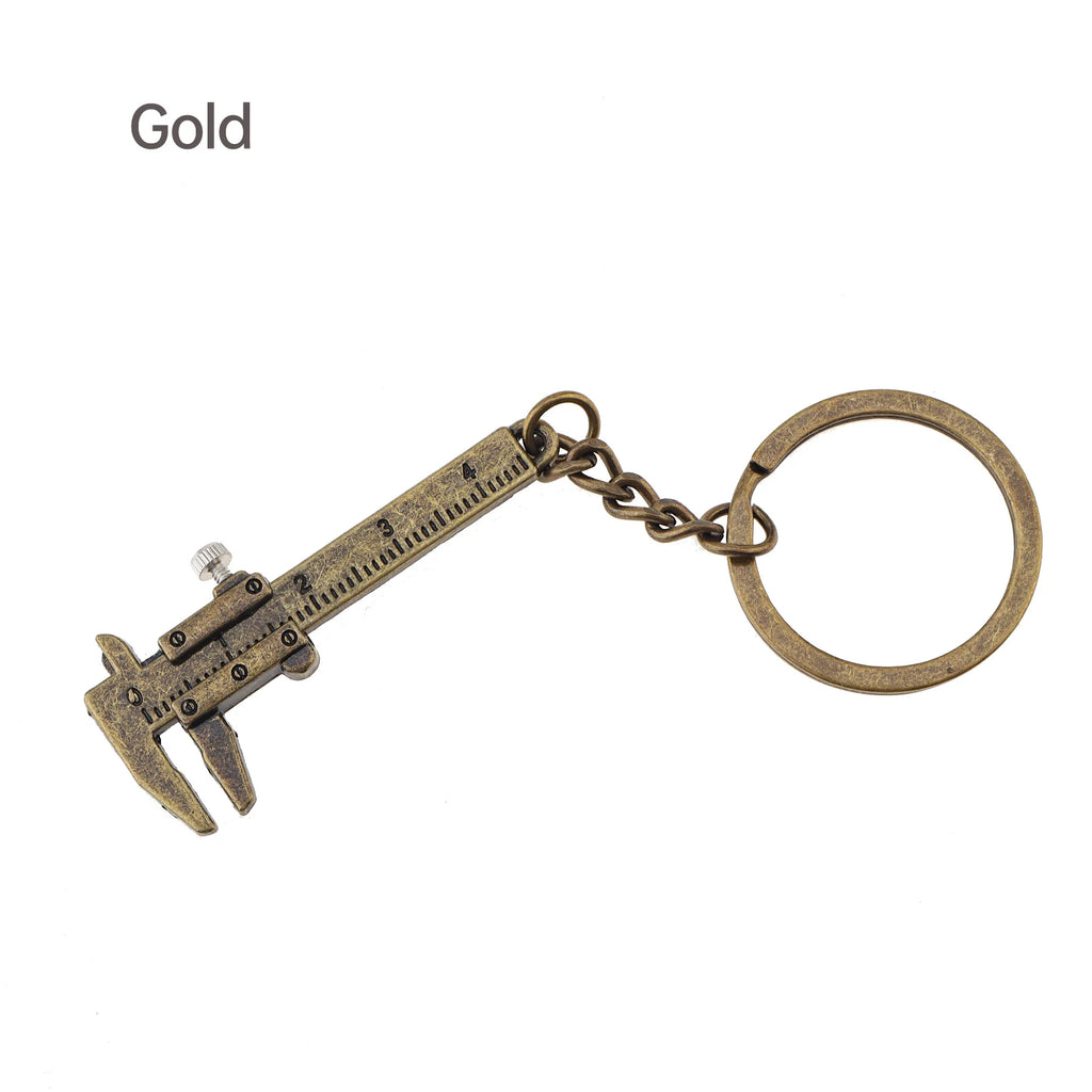 0-40mm Portable Mini Zinc Alloy Vernier Caliper with Chain Keychain and 1mm Accuracy for Measurement