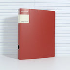 Clear PP A4 File Folder 4-Hole D-Ring Punch Binder Quick-Lock Lever Arch File - Hanging File Folders for Organizing