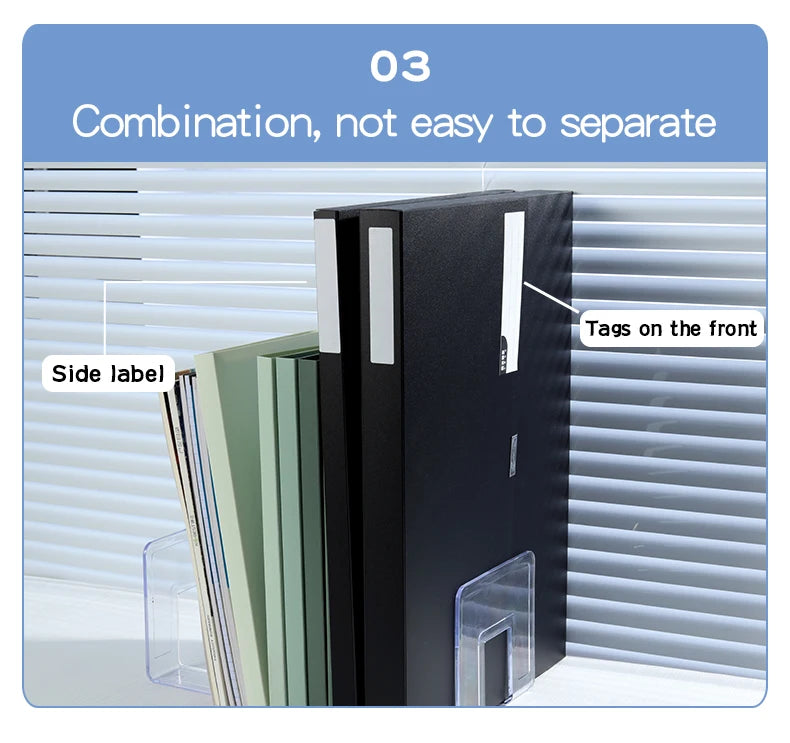 A3 Document File Box High-grade Type Foldable BuckleThickened Waterproof Large Capacity Plastic Paper Storage