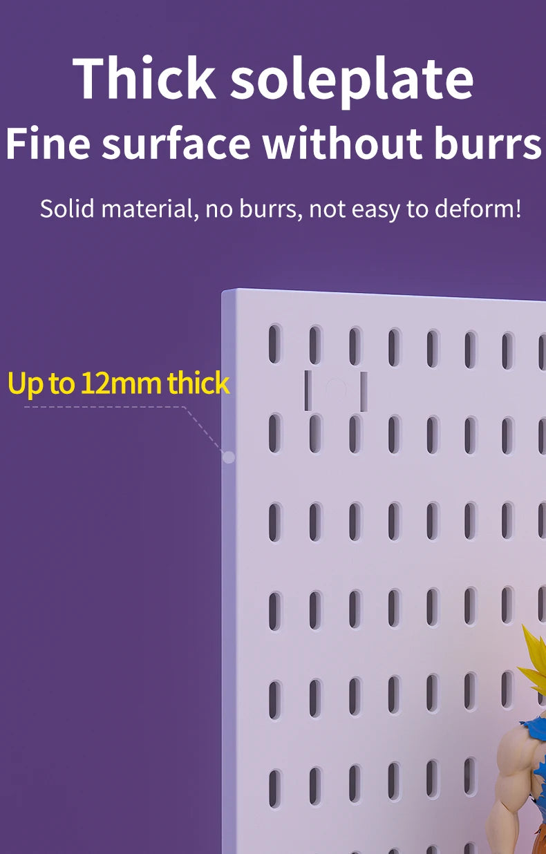 Gaming Gear Pegboard: Wall-Mounted, No-Punch, Study/Gaming Room – Figure Storage & Decor. Abundant Parts, Free Mix