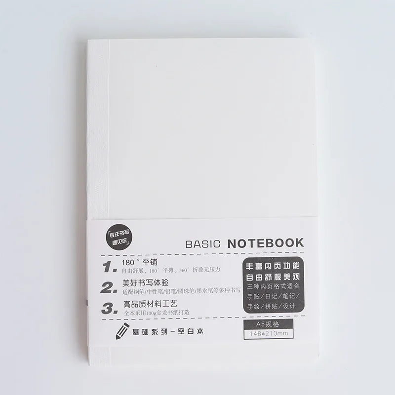 A5 A6 80Sheet Paper Refill Agenda Planners Diary Grid Line  Binder Sheets Six Hole envelope zip pouch Office School Stationery