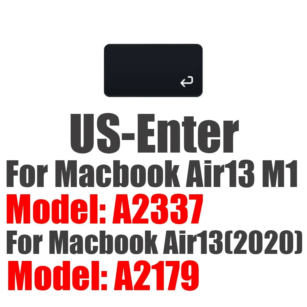 Keyboard Cover for Macbook Air 13 15 Pro 14 16 Touch Bar ID Silicone Protector Skin EU A3113 A3112 A3240 A2337 A3401 M1 M2 M3 M4