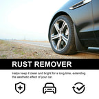Car Rust Remover Car Wheel Care Quick Remover Car Exhaust Pipe Rust Removal Spray Clean Metal Iron Powder Stains