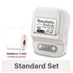 Mini Portable Thermal Printer 12-57mm Self-adhesive Label Printer Inkless Bluetooth Sticker Printing Machine like B21 Printer