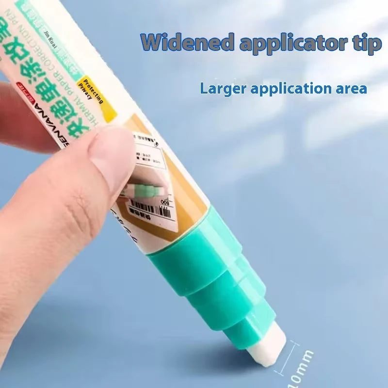Thermal Paper Correction Fluid – Quick-Drying Privacy Protection Pen for Erasing/Obscuring Text on Shipping Labels(1/3pcs)