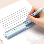 3 in 1 Compass Geometry Set with Ruler Pencil Kawaii Multifunctional Drawing Compass Math Geometry Tool Office School Supplies