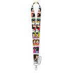 Cartoon Girl Credential Holder Cute Lanyards for Key Neck Strap For Card Badge Gym Keychain Keyring Accessories Gifts