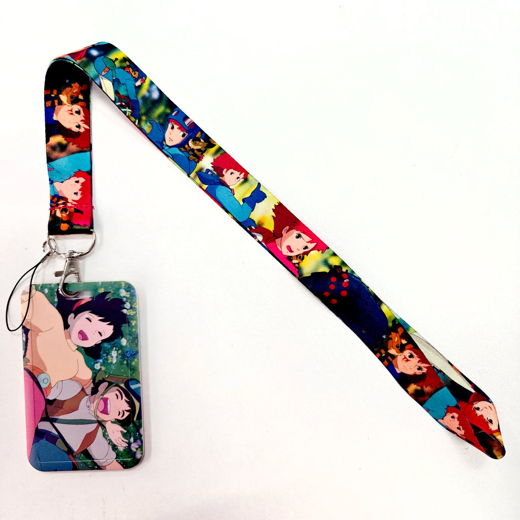 Anime Lanyards Keychain Animated Mobile Phone ID Card pass Hang Rope DIY Jewelry Accessories wholesale