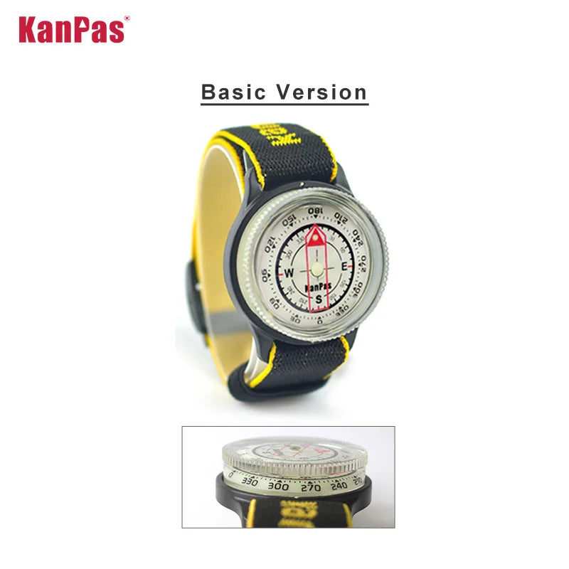 KANPAS WristBand Compass, Outdoor Magnetic Wrist Compass, Powerful Luminous Compass,South Hemisphere Available MAW-39-M/SKANPAS