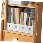 3Pcs Plastic File Document Box Storage Organizer Magazine Holder Vertical for Office
