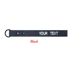 Customized Luggage Tags, Personalized Suitcase Tag, Text Baggage Label, Embroidered