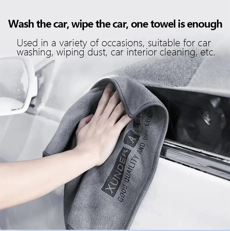 Clearance_Car Wash High End Microfiber Towel Car Cleaning Drying Cloth Car Care Cloth Detailing High Water Absorption Car Wash T