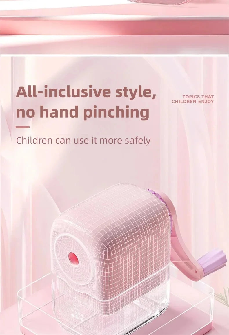 Kawaii Creative Pencil Sharpener Cute Stationery for Kids Adults Office School Supplies Unique Accessory