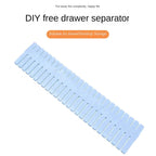 4Pcs Drawer Storage Dividers Sock Compartment Box Free Combination Plastic Partition Board Underwear Grid Divider Organizer Cosmetics Miscellaneous Compartment Box