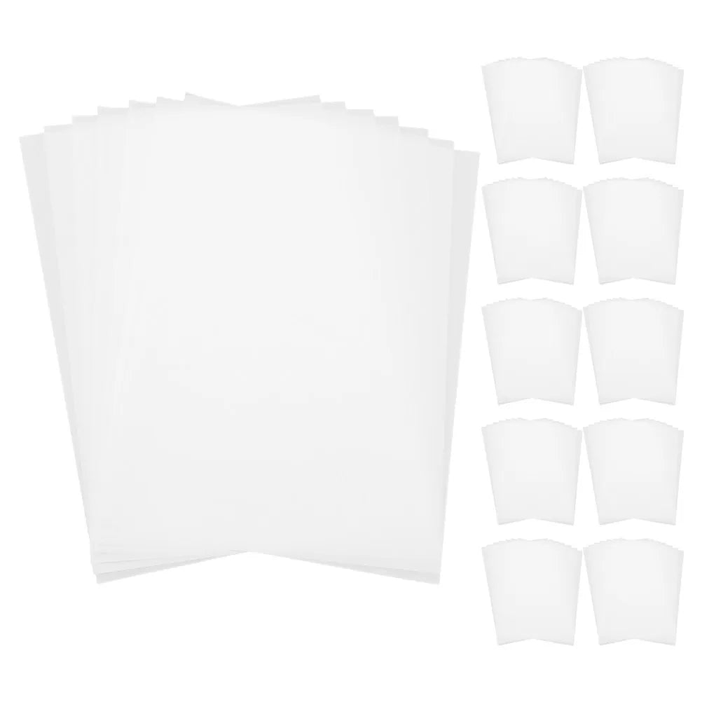 100Sheets A4 Sulfuric Tracing Paper Translucent Paper for Drawing Art Design Animation Drafting Architecture Calligraphy