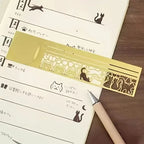Japanese Cat Template Hand Account Multifunctional Ruler Ruler Cat Pattern High Aesthetic Value Gift Giving