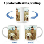 Custom Mug - Personalized Coffee Mug with Photos & Text - Unique Gift for Anniversary, Valentine's Day, and Mother's Day