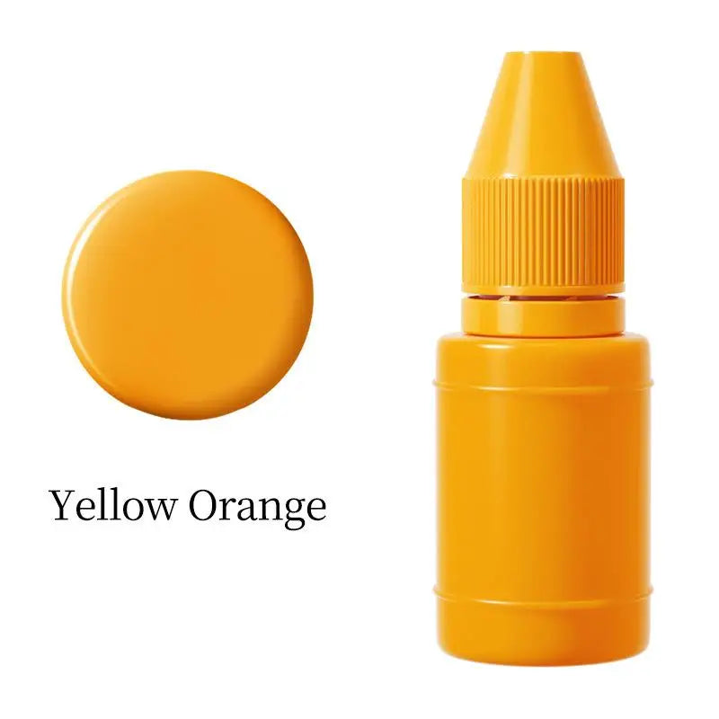 10ml Self-Inking Colorful Ink for Photosensitive Stamp Refilling Ink Red Green Blue Black Orange Rose red Chocolate Coffee White