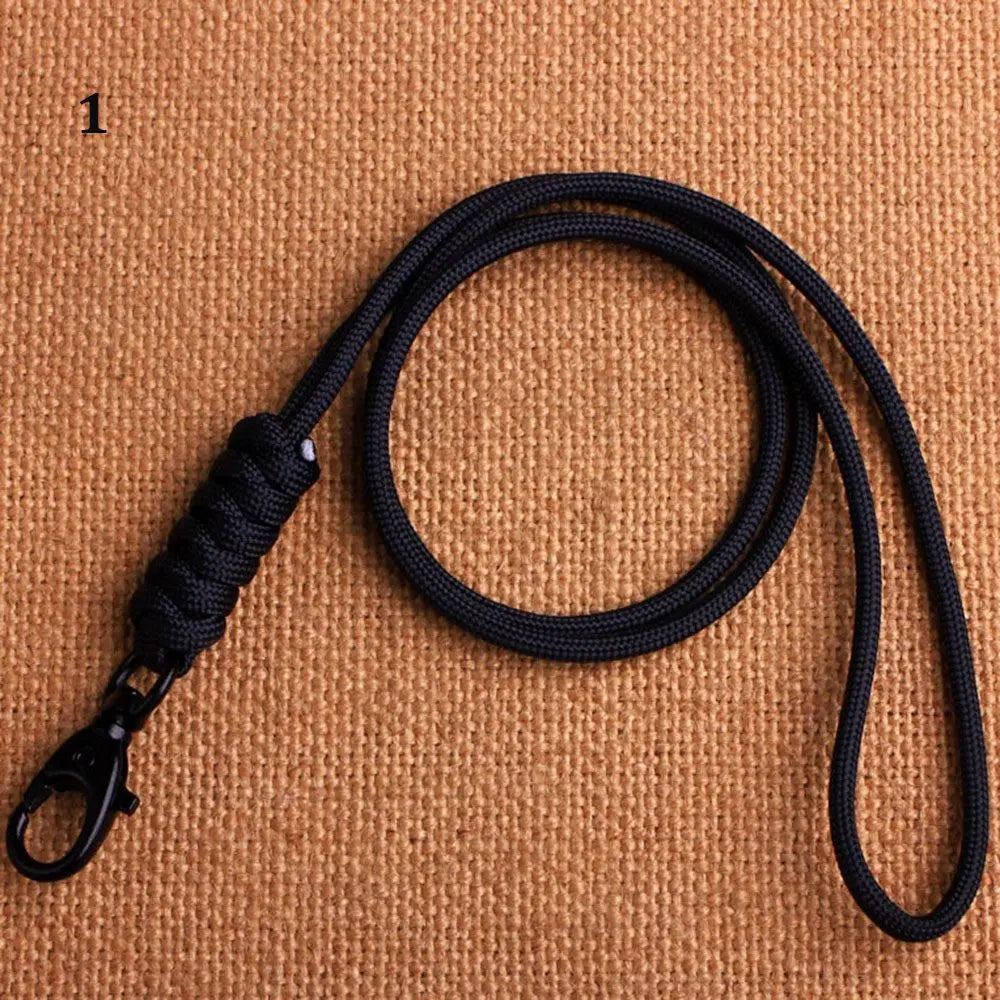 Emergency Survival Backpack High Strength Paracord Keychain Parachute Cord Lanyard Rotatable Buckle Key Ring