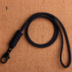 Emergency Survival Backpack High Strength Paracord Keychain Parachute Cord Lanyard Rotatable Buckle Key Ring