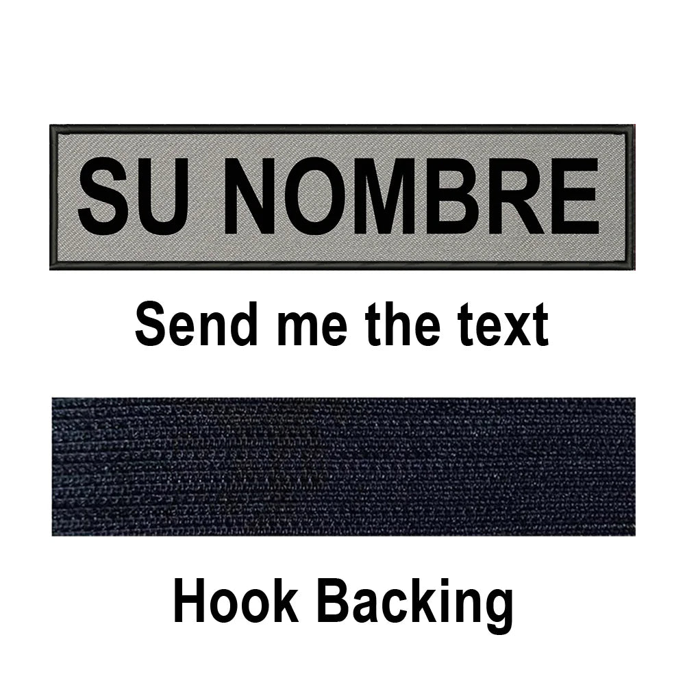 Custom Name Patch Personalized Tactical Military Patches Customized Stripes Badge Tags For Clothes Jacket Backpack Dog Collar