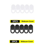 5/10/20pcs Universal Ultra-Thin Laptop Webcam Cover Shutter Antispy Camera Cover For Web Laptop Mobile Phone Lens Privacy Cover