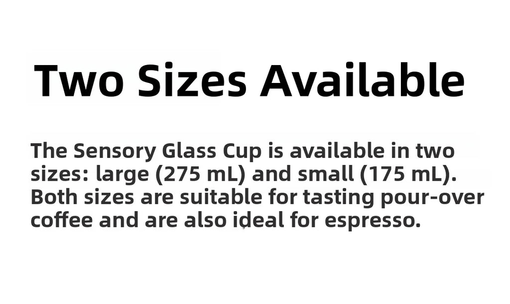 175ml 275ml Hand-Poured Coffee Sensory Smell Taste Cup Heat-Resistant Glass Sharing Jug Transparent European Style Texture De...