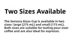 175ml 275ml Hand-Poured Coffee Sensory Smell Taste Cup Heat-Resistant Glass Sharing Jug Transparent European Style Texture De...