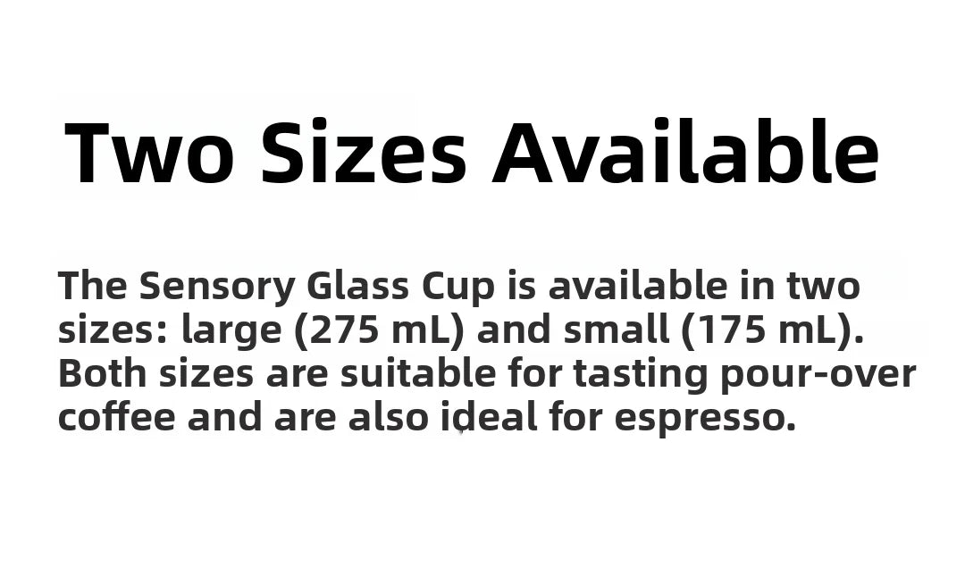 175ml 275ml Hand-Poured Coffee Sensory Smell Taste Cup Heat-Resistant Glass Sharing Jug Transparent European Style Texture De...