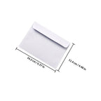 100Pcs White Business Security Envelopes Self-Adhesive Confidential Document Mailers Letter Size Office Packing Supplies