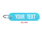 Personalized Keychain with Name Patch, Embroidery Text, Key-Ring Accessory for a Tag Customized Gift