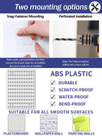 Desktop Pegboard Storage Kit: Stand-Up Clip - On Panels, Perfect for Home Office and Study Storage.