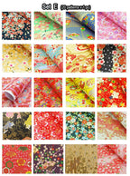 Origami Japanese Chiyogami Yunzen Paper, Hand-silk Screened Craft Paper For Gift Wrapping Box Doll Decoration 20 Sheets
