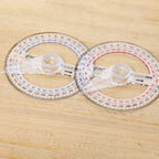 Arm Rotary Measuring Ruler Plastic 360 Degree Pointer Protractor Angle Finder Measurement Height Limit Gauge Tools