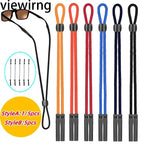 Viewring 1/5pcs Sports Eyeglass Strap Sunglass Holder Men Women Eyewear Retainer with Adjustable Buckles Reading Glasses Chain