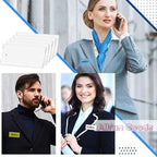 [TG835]10/20/30Pcs Name Tag Blank Name Badges Acrylic Name Tag Holders 70x30mm Insert Blank Acrylic Nameplate