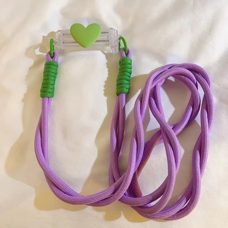 Mobile Phone Lanyard with Back Clip Mobile Phone Case Back Clip Lanyard Adjustable Mobile Phone Back Clip Long Rope