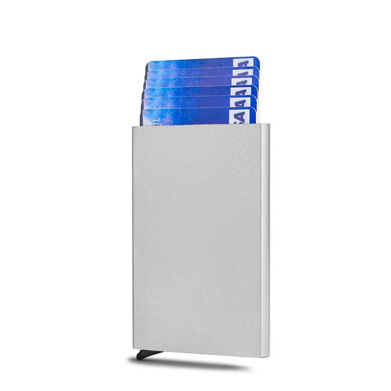 Anti Rfid Blocking Protected Magic Men ID Credit Card Holder Wallet Men Women Metal Business Bank CreditCard Cardholder Case